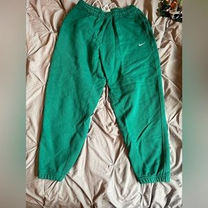 Green Nike Sweatpants